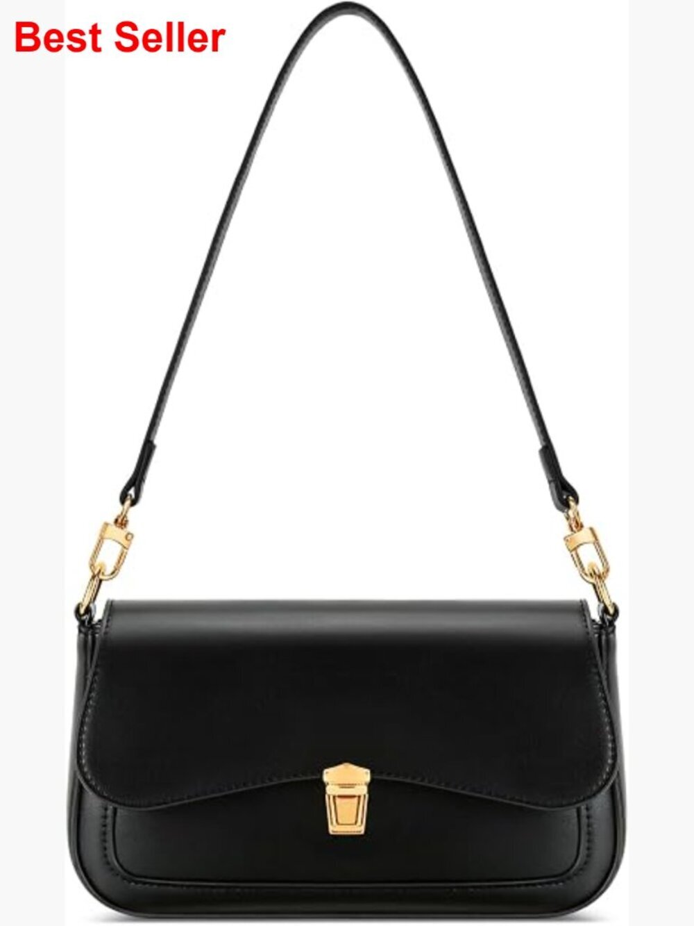 Small Faux Leather Shoulder Bag with Chain Strap Mini Hobo Handbag Trendy